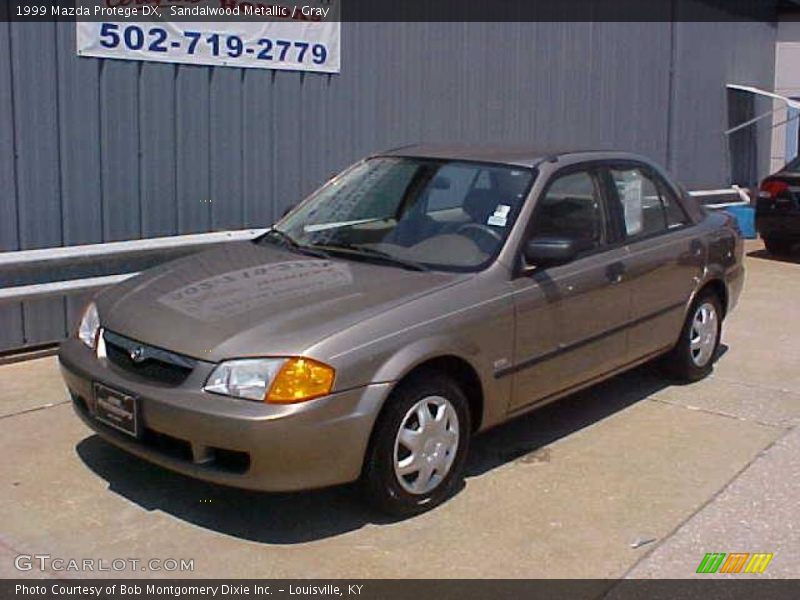 Sandalwood Metallic / Gray 1999 Mazda Protege DX