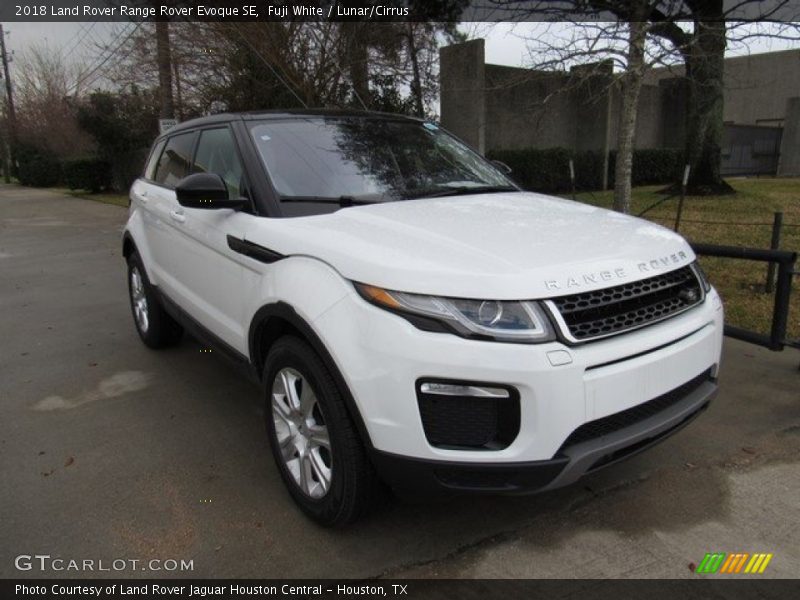 Fuji White / Lunar/Cirrus 2018 Land Rover Range Rover Evoque SE