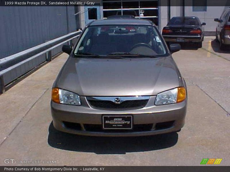 Sandalwood Metallic / Gray 1999 Mazda Protege DX