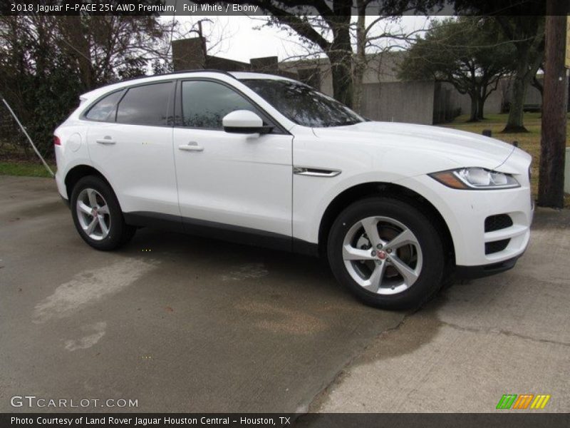 Fuji White / Ebony 2018 Jaguar F-PACE 25t AWD Premium