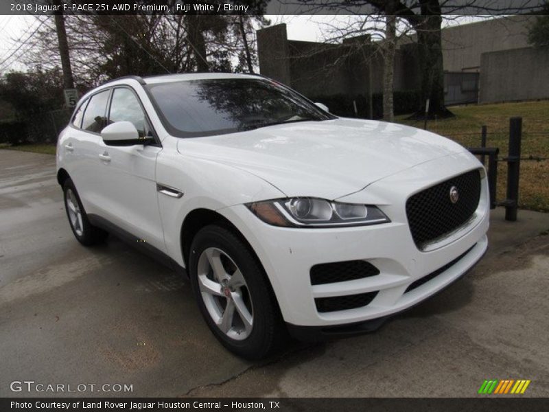 Fuji White / Ebony 2018 Jaguar F-PACE 25t AWD Premium
