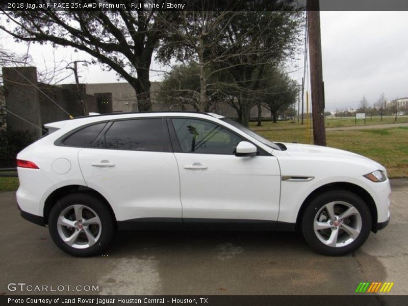 Fuji White / Ebony 2018 Jaguar F-PACE 25t AWD Premium