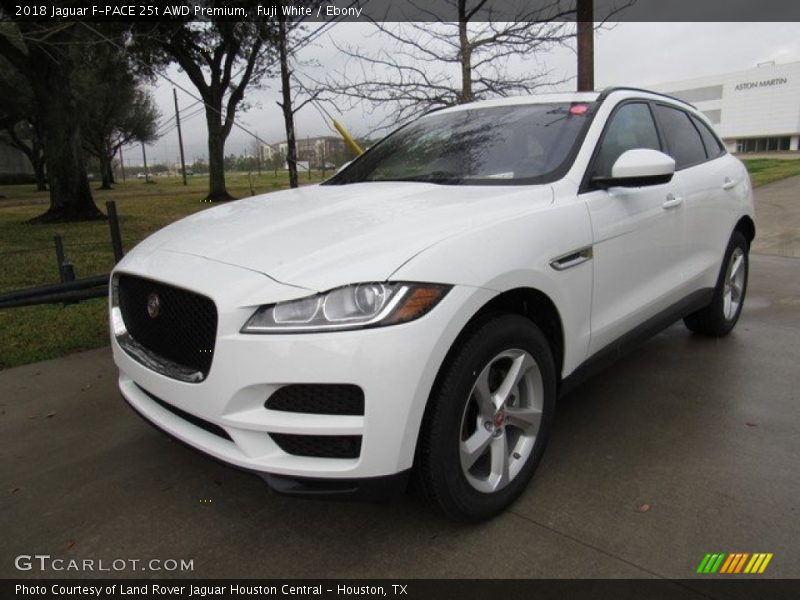 Fuji White / Ebony 2018 Jaguar F-PACE 25t AWD Premium