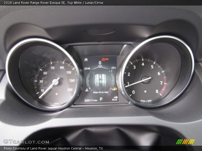 Fuji White / Lunar/Cirrus 2018 Land Rover Range Rover Evoque SE