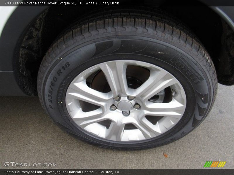 Fuji White / Lunar/Cirrus 2018 Land Rover Range Rover Evoque SE
