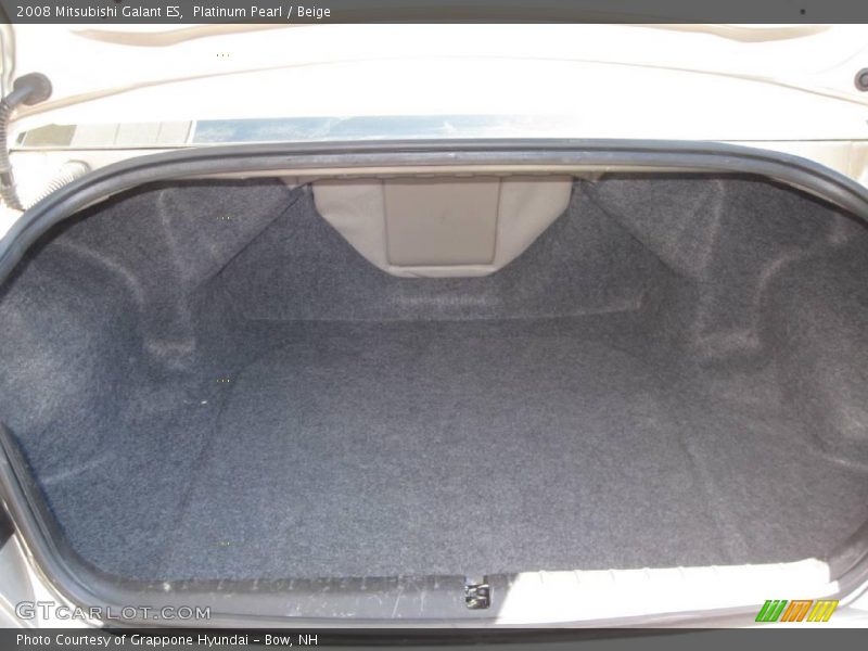 Platinum Pearl / Beige 2008 Mitsubishi Galant ES