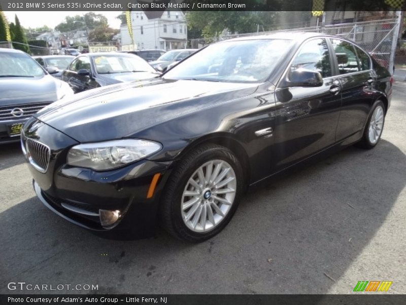 Carbon Black Metallic / Cinnamon Brown 2012 BMW 5 Series 535i xDrive Sedan