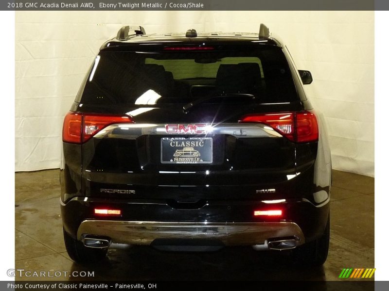 Ebony Twilight Metallic / Cocoa/Shale 2018 GMC Acadia Denali AWD