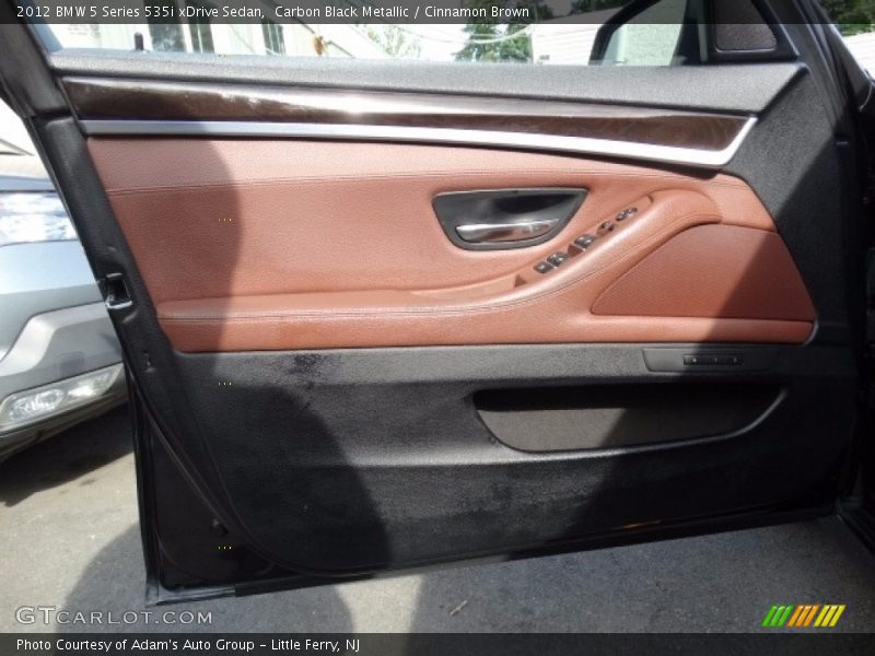 Carbon Black Metallic / Cinnamon Brown 2012 BMW 5 Series 535i xDrive Sedan