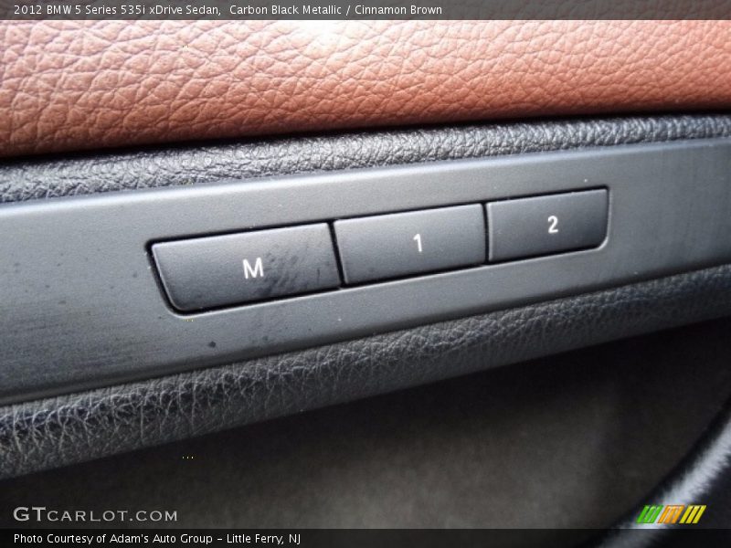 Carbon Black Metallic / Cinnamon Brown 2012 BMW 5 Series 535i xDrive Sedan