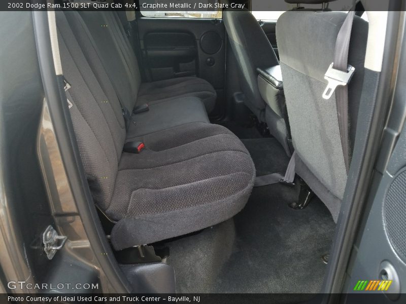 Graphite Metallic / Dark Slate Gray 2002 Dodge Ram 1500 SLT Quad Cab 4x4