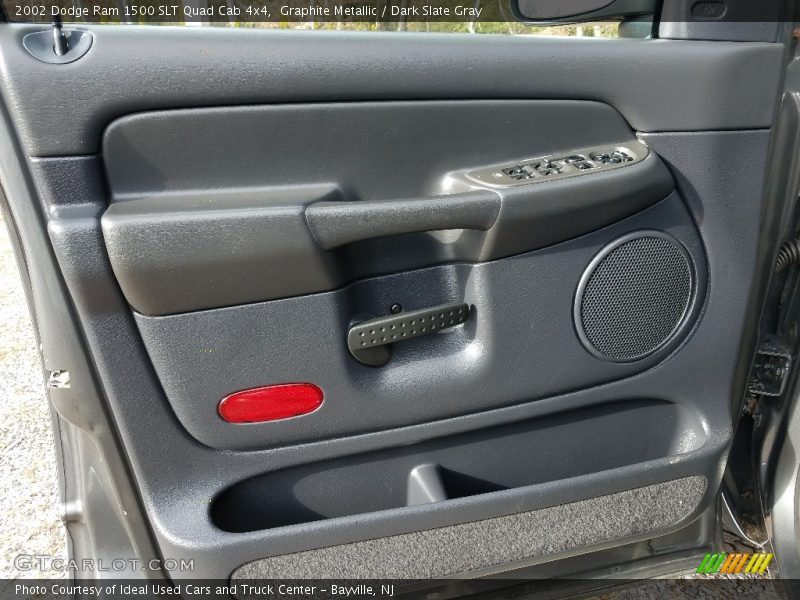 Graphite Metallic / Dark Slate Gray 2002 Dodge Ram 1500 SLT Quad Cab 4x4