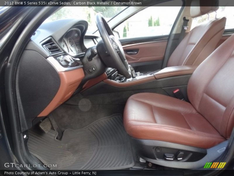 Carbon Black Metallic / Cinnamon Brown 2012 BMW 5 Series 535i xDrive Sedan