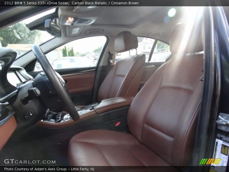 Carbon Black Metallic / Cinnamon Brown 2012 BMW 5 Series 535i xDrive Sedan