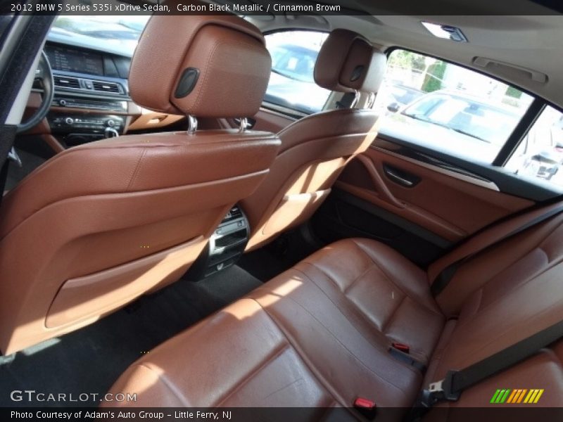 Carbon Black Metallic / Cinnamon Brown 2012 BMW 5 Series 535i xDrive Sedan