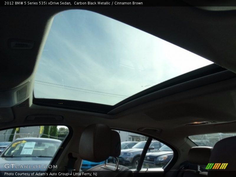 Carbon Black Metallic / Cinnamon Brown 2012 BMW 5 Series 535i xDrive Sedan