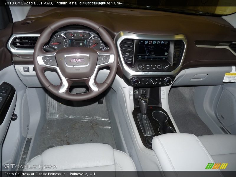 Iridium Metallic / Cocoa/Light Ash Gray 2018 GMC Acadia SLT AWD