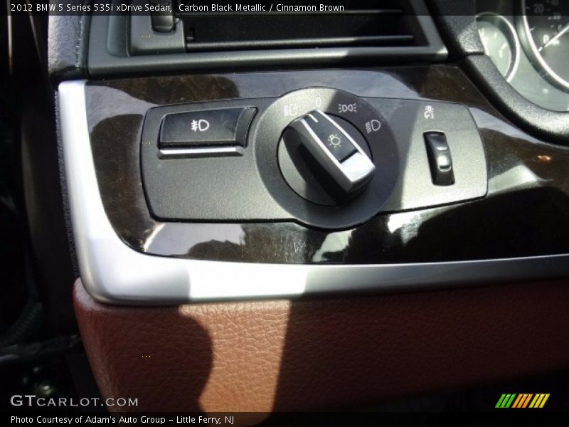 Carbon Black Metallic / Cinnamon Brown 2012 BMW 5 Series 535i xDrive Sedan