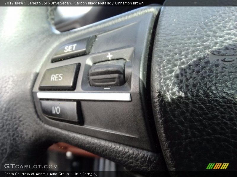 Carbon Black Metallic / Cinnamon Brown 2012 BMW 5 Series 535i xDrive Sedan