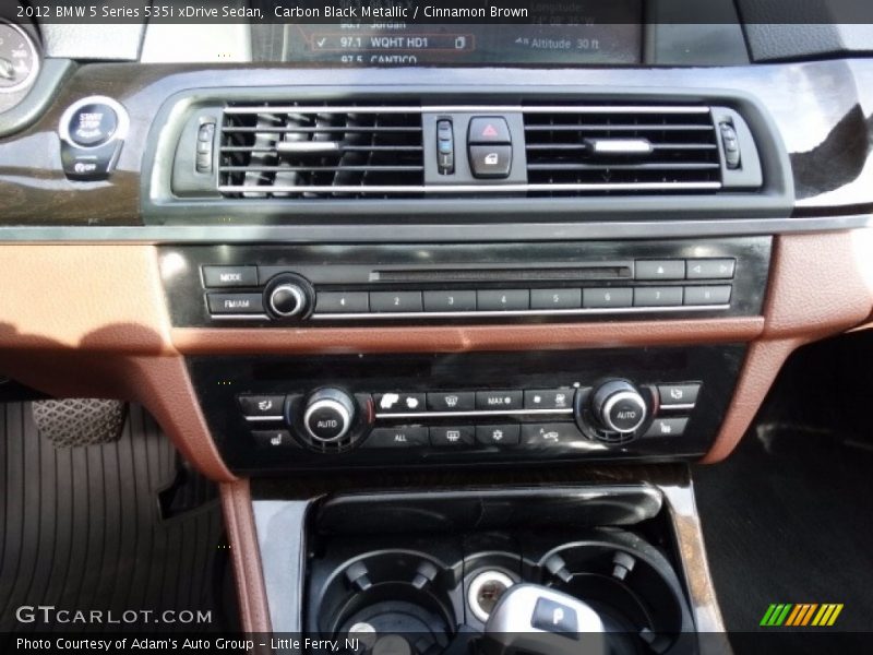 Carbon Black Metallic / Cinnamon Brown 2012 BMW 5 Series 535i xDrive Sedan