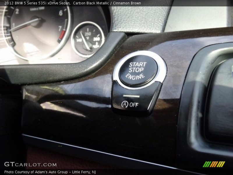 Carbon Black Metallic / Cinnamon Brown 2012 BMW 5 Series 535i xDrive Sedan