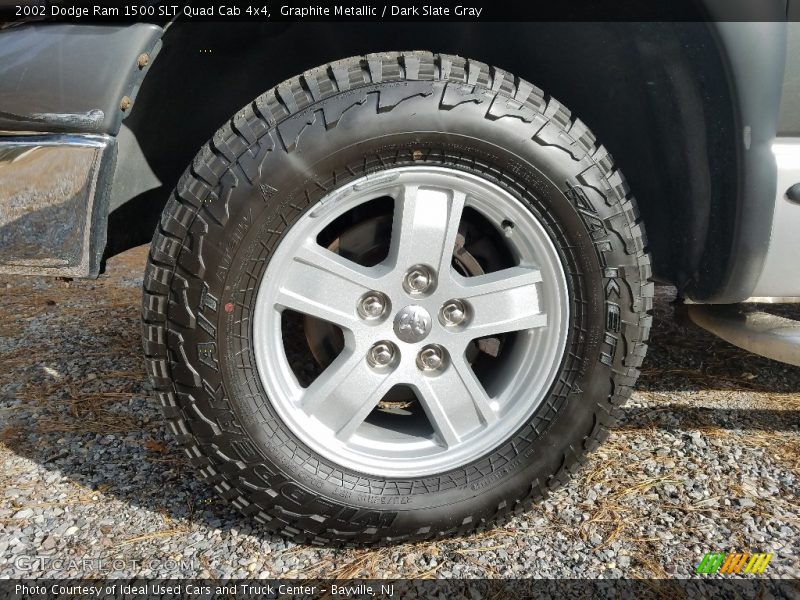 Graphite Metallic / Dark Slate Gray 2002 Dodge Ram 1500 SLT Quad Cab 4x4