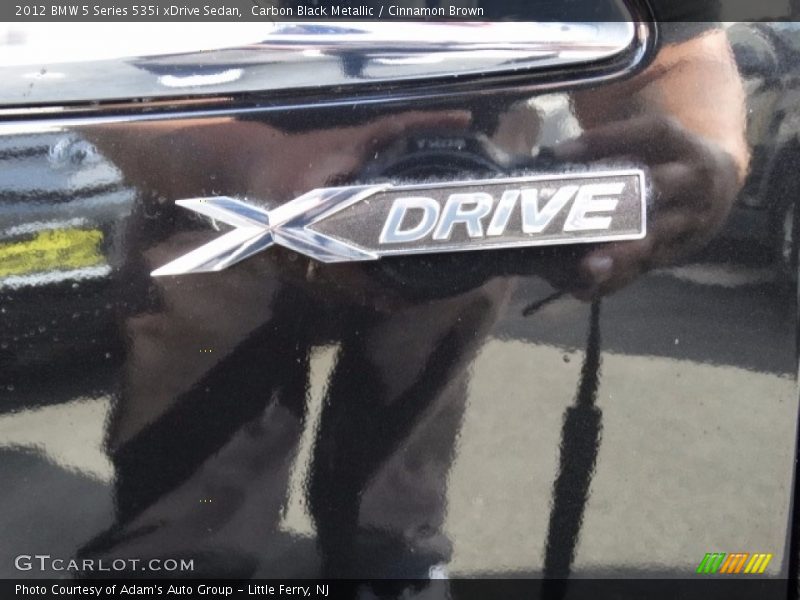 Carbon Black Metallic / Cinnamon Brown 2012 BMW 5 Series 535i xDrive Sedan
