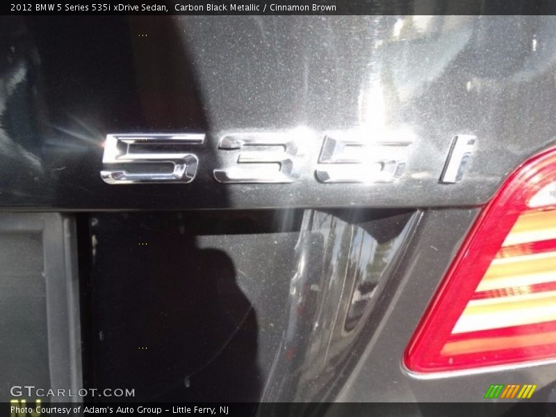 Carbon Black Metallic / Cinnamon Brown 2012 BMW 5 Series 535i xDrive Sedan