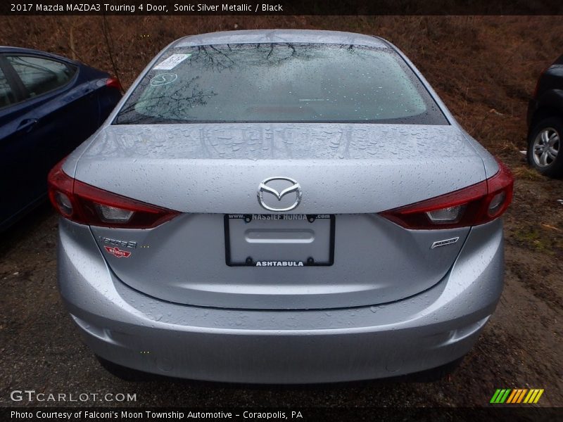 Sonic Silver Metallic / Black 2017 Mazda MAZDA3 Touring 4 Door