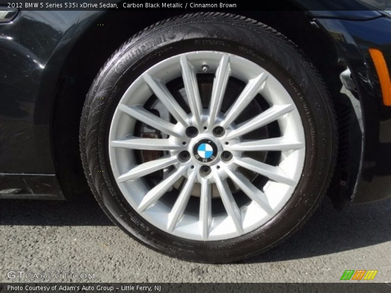 Carbon Black Metallic / Cinnamon Brown 2012 BMW 5 Series 535i xDrive Sedan