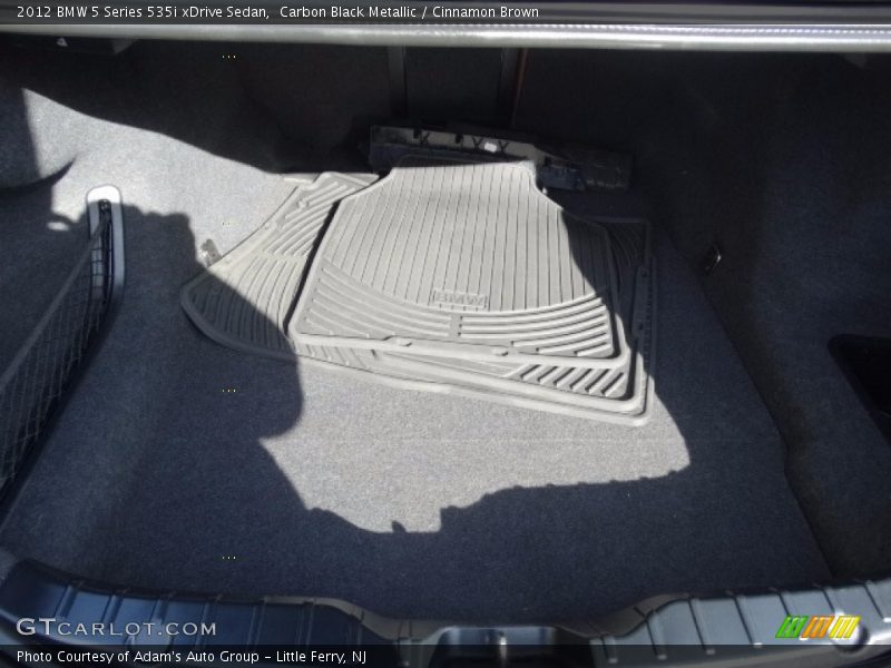 Carbon Black Metallic / Cinnamon Brown 2012 BMW 5 Series 535i xDrive Sedan