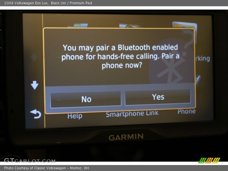 Black Uni / Premium Red 2009 Volkswagen Eos Lux