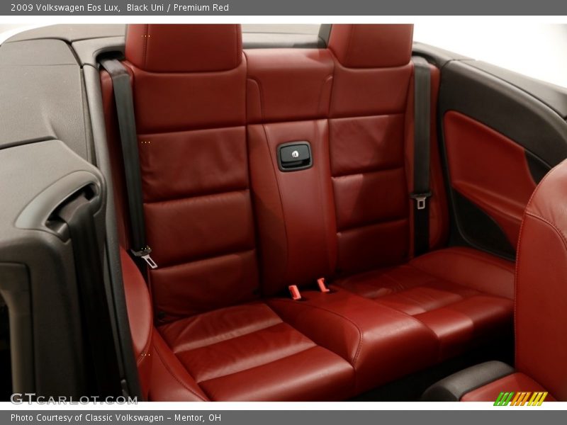 Black Uni / Premium Red 2009 Volkswagen Eos Lux