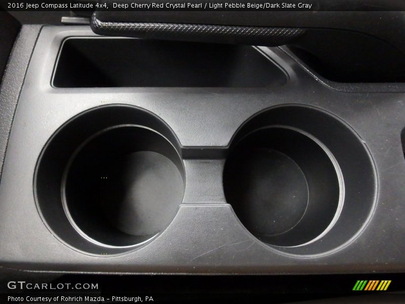 Deep Cherry Red Crystal Pearl / Light Pebble Beige/Dark Slate Gray 2016 Jeep Compass Latitude 4x4