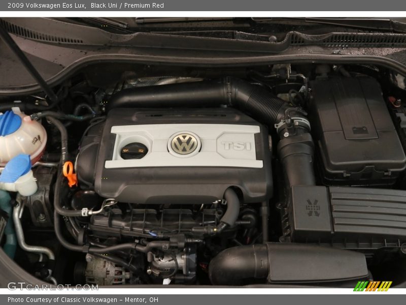 Black Uni / Premium Red 2009 Volkswagen Eos Lux