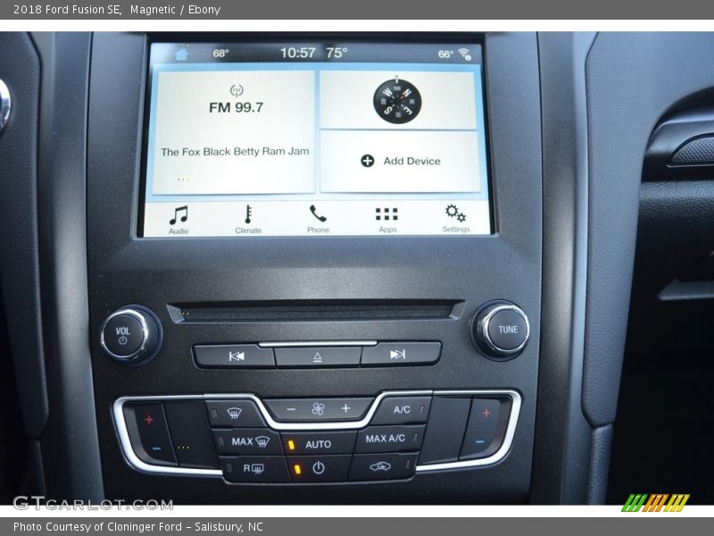 Magnetic / Ebony 2018 Ford Fusion SE