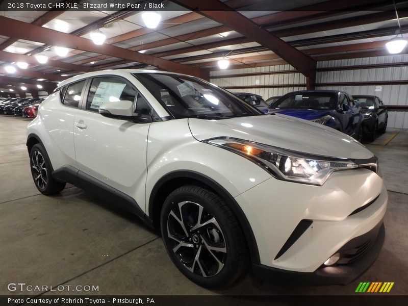 Blizzard White Pearl / Black 2018 Toyota C-HR XLE
