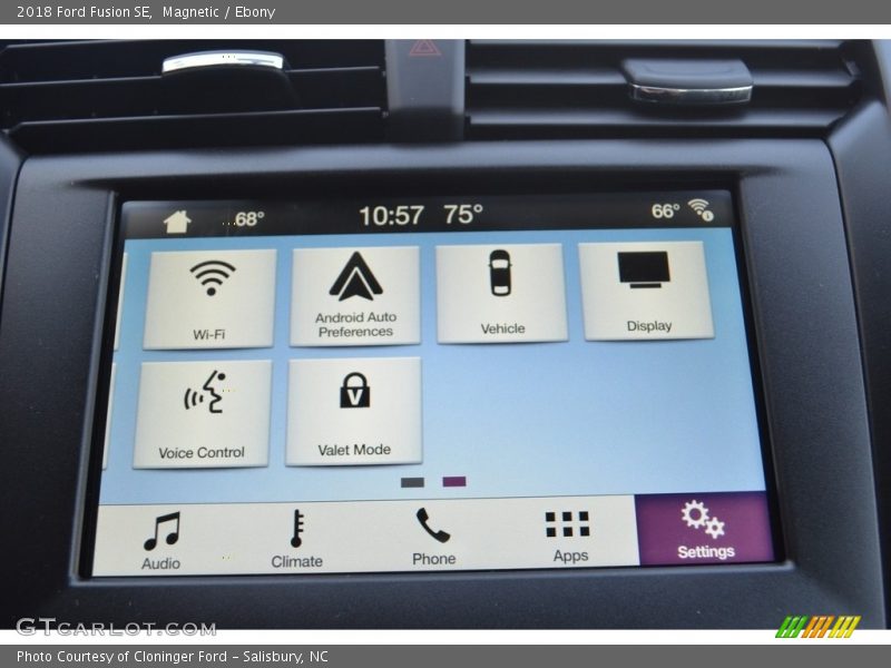 Magnetic / Ebony 2018 Ford Fusion SE