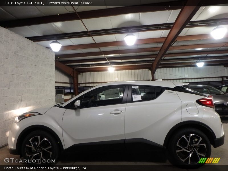 Blizzard White Pearl / Black 2018 Toyota C-HR XLE