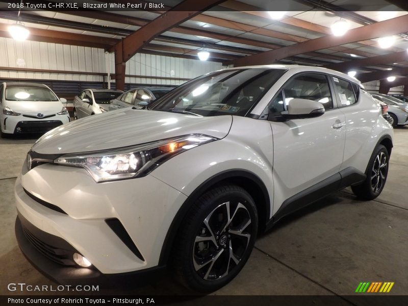 Blizzard White Pearl / Black 2018 Toyota C-HR XLE
