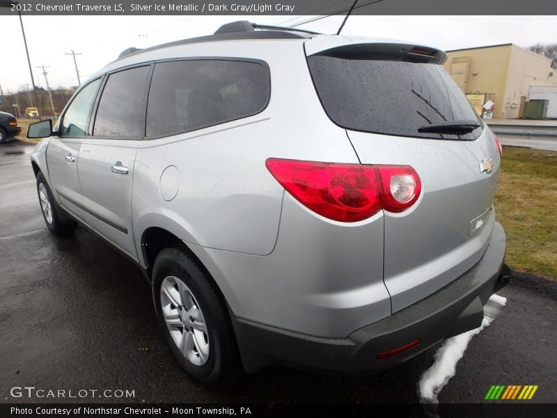 Silver Ice Metallic / Dark Gray/Light Gray 2012 Chevrolet Traverse LS