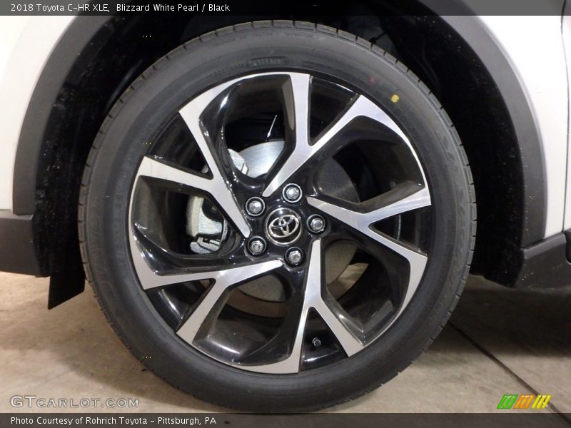 Blizzard White Pearl / Black 2018 Toyota C-HR XLE