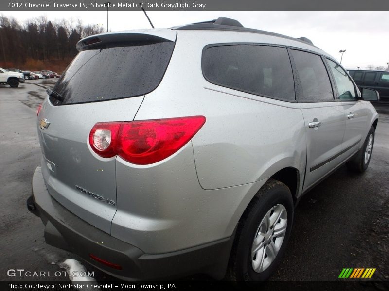Silver Ice Metallic / Dark Gray/Light Gray 2012 Chevrolet Traverse LS