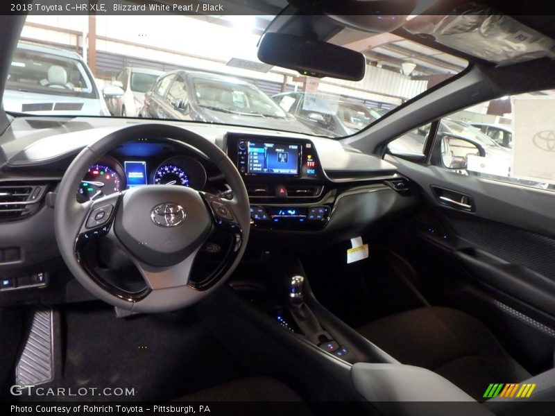 Blizzard White Pearl / Black 2018 Toyota C-HR XLE