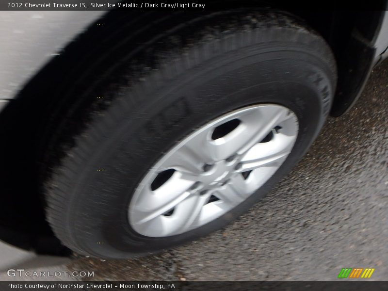 Silver Ice Metallic / Dark Gray/Light Gray 2012 Chevrolet Traverse LS