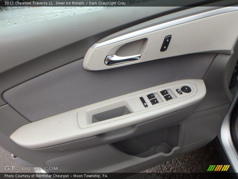 Silver Ice Metallic / Dark Gray/Light Gray 2012 Chevrolet Traverse LS