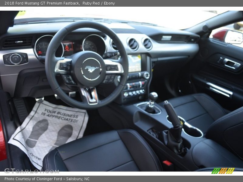 Ruby Red / Ebony 2018 Ford Mustang GT Premium Fastback