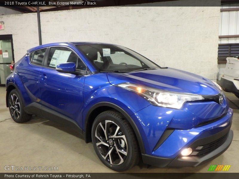 Blue Eclipse Metallic / Black 2018 Toyota C-HR XLE