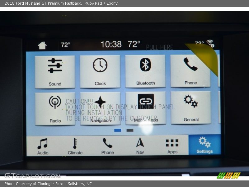 Ruby Red / Ebony 2018 Ford Mustang GT Premium Fastback
