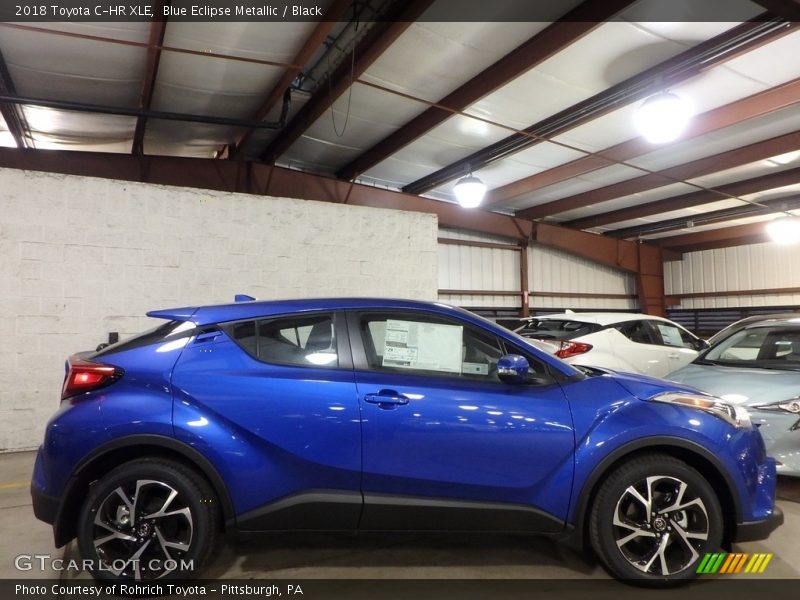 Blue Eclipse Metallic / Black 2018 Toyota C-HR XLE